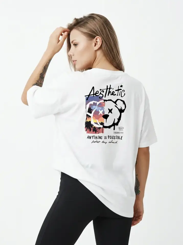 AESTHETIC Teddy Oversized T-Shirt