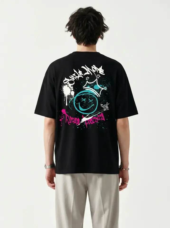 Smile More Oversized T-Shirt