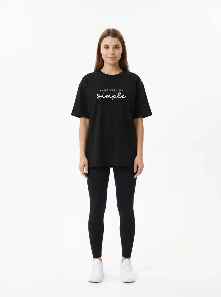 Keep Your Life Simple Oversized T-Shirt