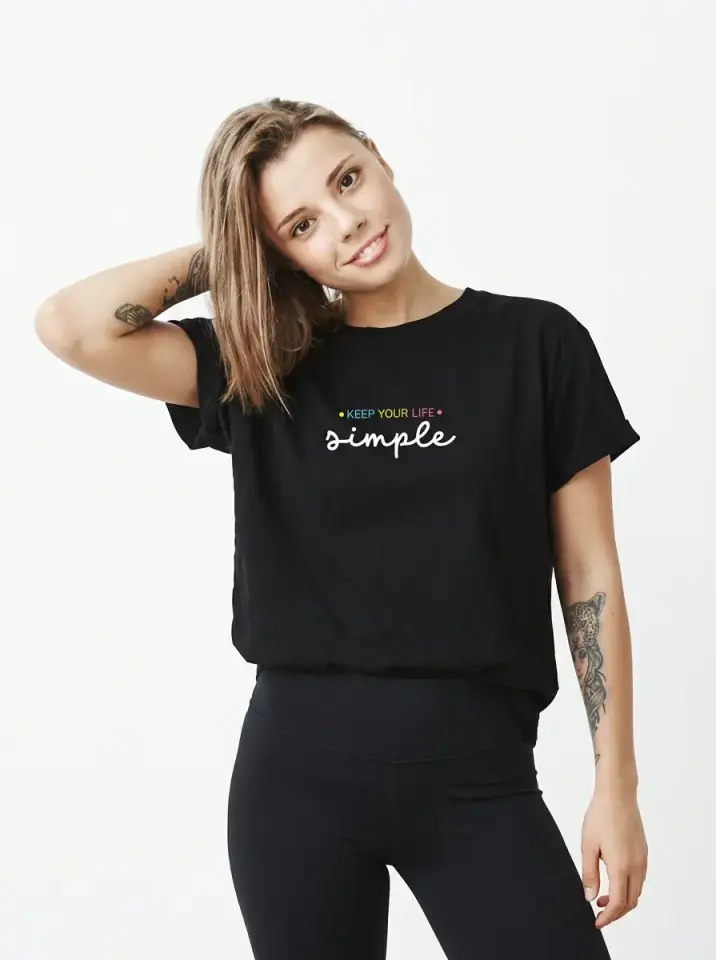 Keep Your Life Simple Oversized T-Shirt