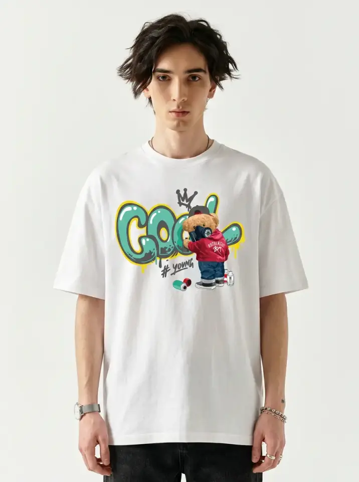 Cool #Young Oversized T-Shirt