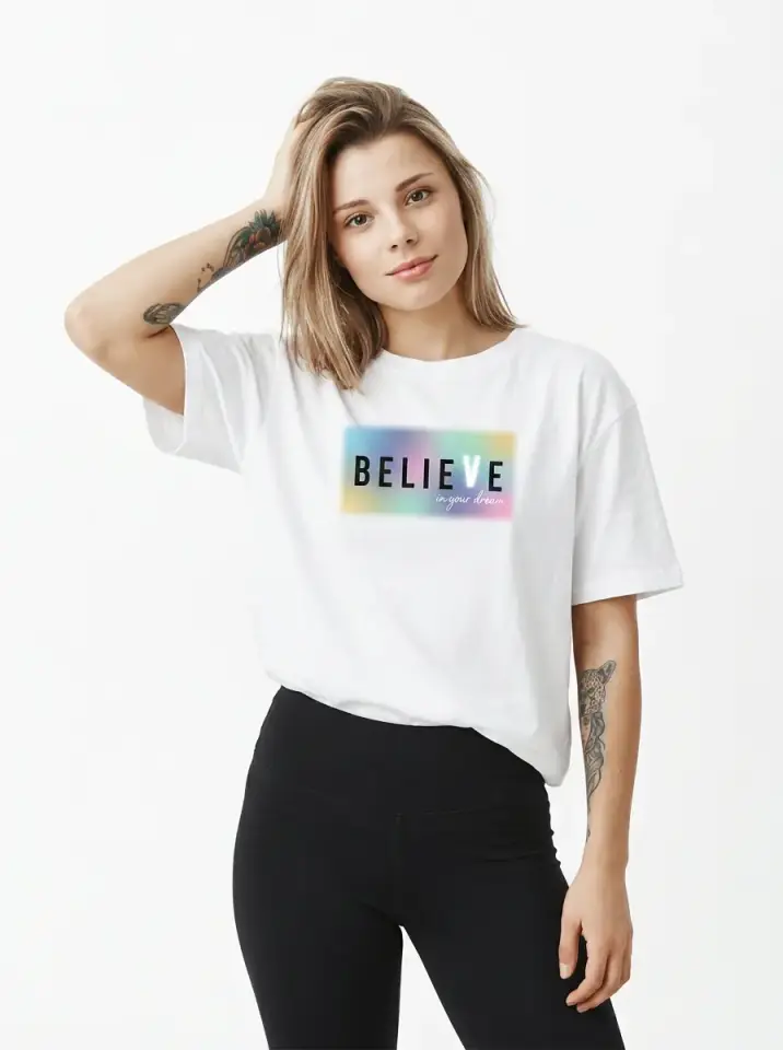 Believe Oversized T-Shirt