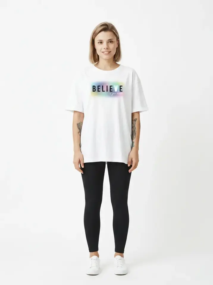 Believe Oversized T-Shirt