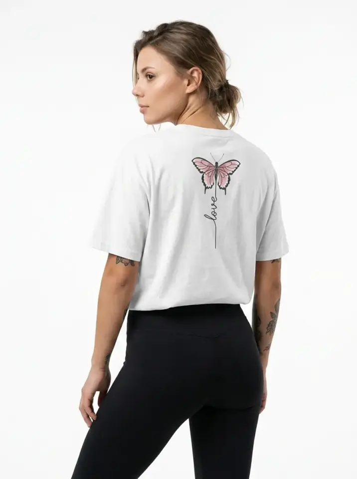 Butterfly Love Oversized T-Shirt
