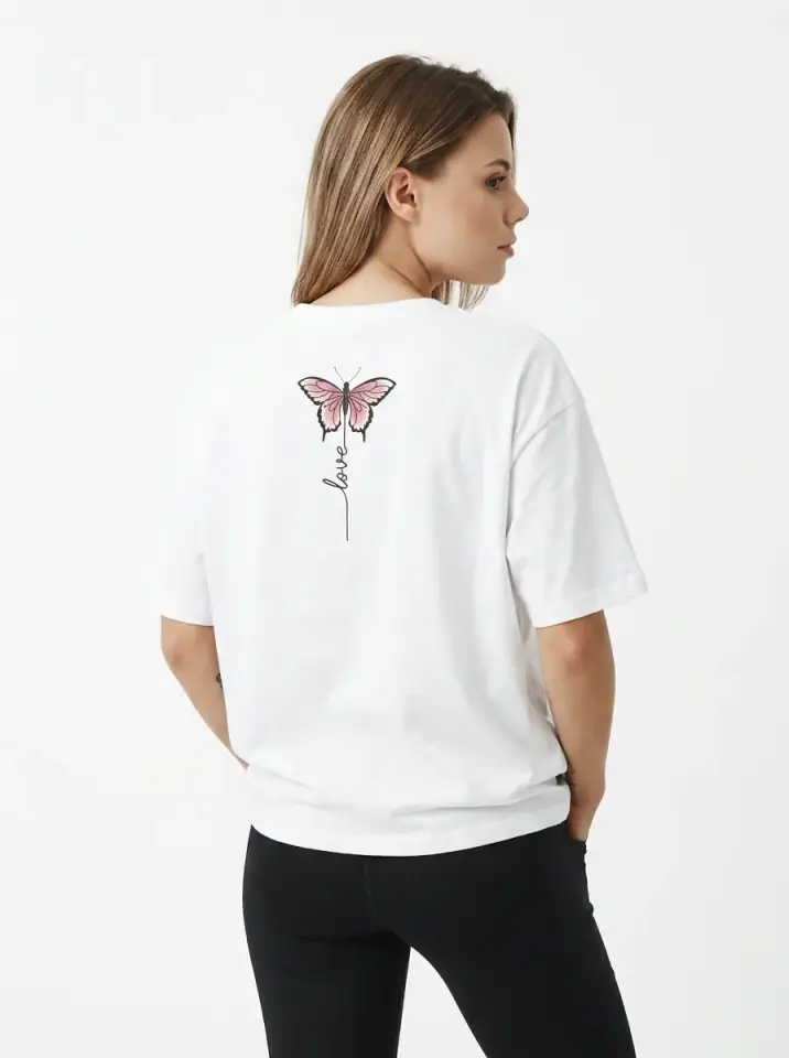 Butterfly Love Oversized T-Shirt