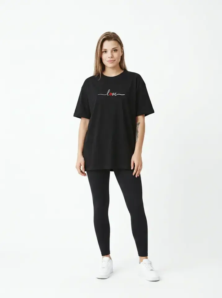 Love Rose Oversized T-Shirt